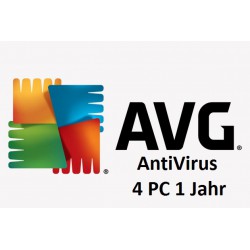 AVG AntiVirus 4 PC 1 Jahr