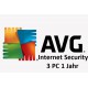 AVG Internet Security 3-PC 1 Jahr