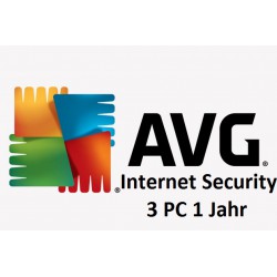 AVG Internet Security 3-PC 1 Jahr