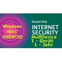 Kaspersky Internet Security MD Win-MAC-Andtoid 1 Jahr 1 Geräte