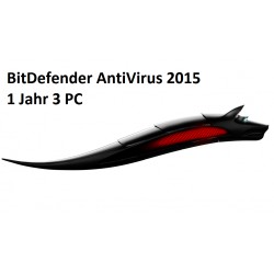 BitDefender AntiVirus 2016 1 Jahr 3 PC