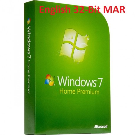 MS Windows 7 Home Premium 32-Bit SP1 MAR Refurbished ENGLISCH