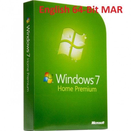 MS Windows 7 Home Premium 64-Bit SP1 MAR Refurbished ENGLISCH